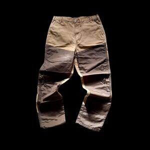 Vintage Walls Canvas Brush Hunting Pants Jeans Size 34x30 Made in USA Two Tone